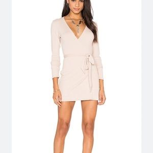 BNWT Lisakai ribbed wrap dress